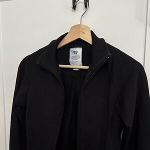 Y-3 Black Minimalist Zip Jacket